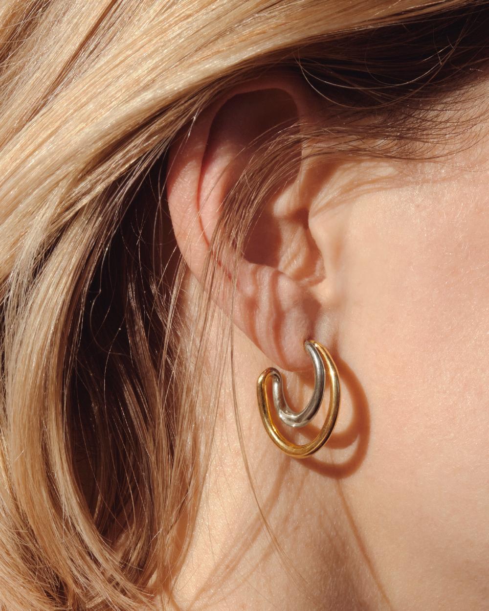 Charlotte Chesnais Boucles D'oreilles Mini Initial Hoop