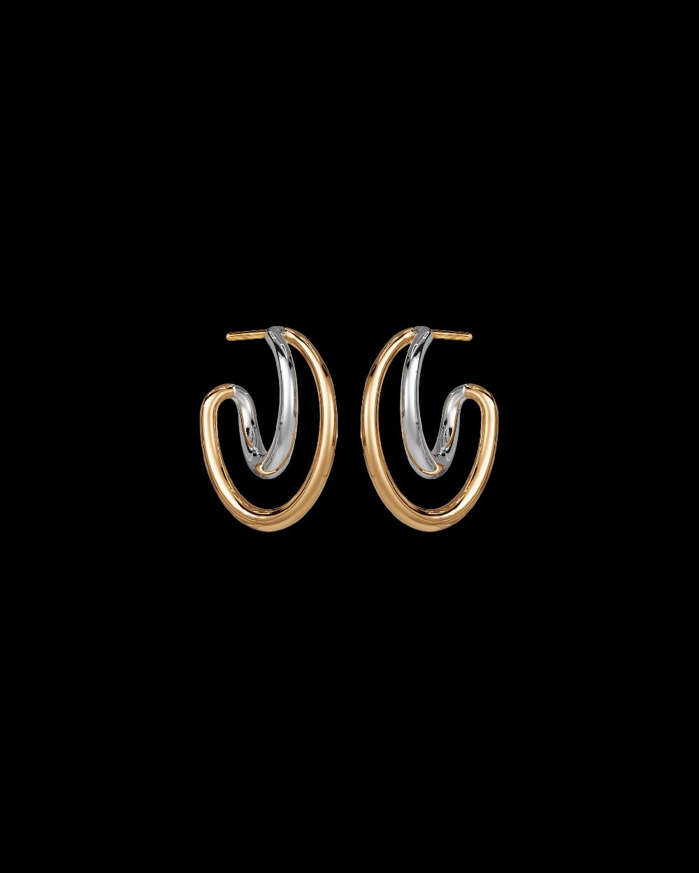charlotte chesnais Boucles d'oreilles Mini Initial Hoop