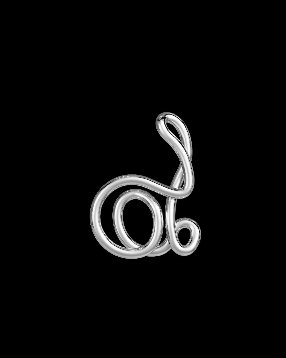 charlotte chesnais Collier Alphajewel - Lettre D