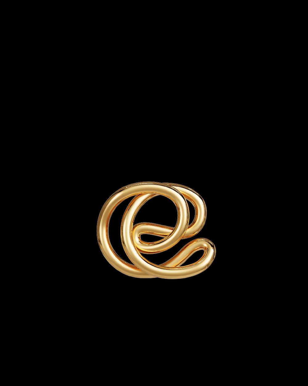 charlotte chesnais Collier Alphajewel - Lettre E