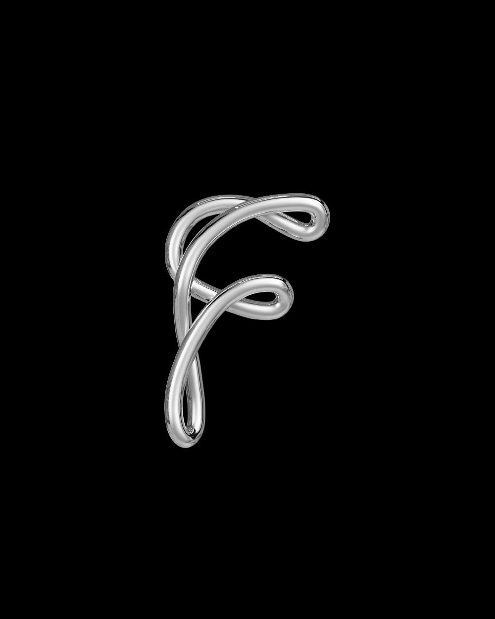 charlotte chesnais Collier Alphajewel - Lettre F