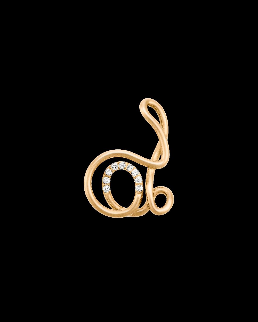 charlotte chesnais Collier Alphajoaillerie - Lettre D