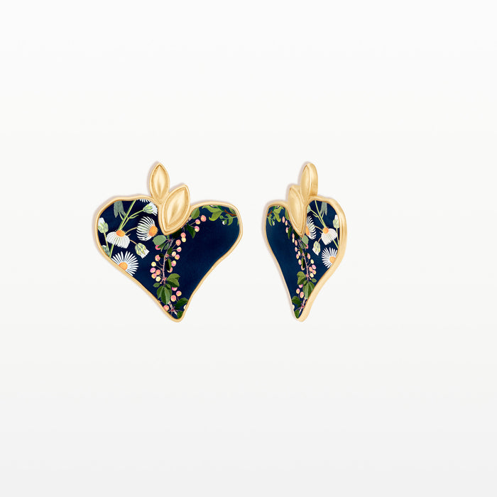Christian Lacroix Boucles D'oreilles Cœur Spring Labyrinth