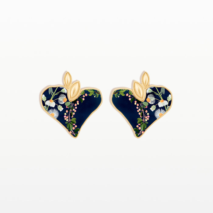 christian lacroix boucles d'oreilles cœur Spring Labyrinth