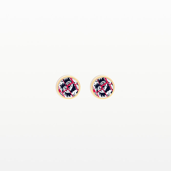 Christian Lacroix Boucles D'oreilles Puces Heart Shake