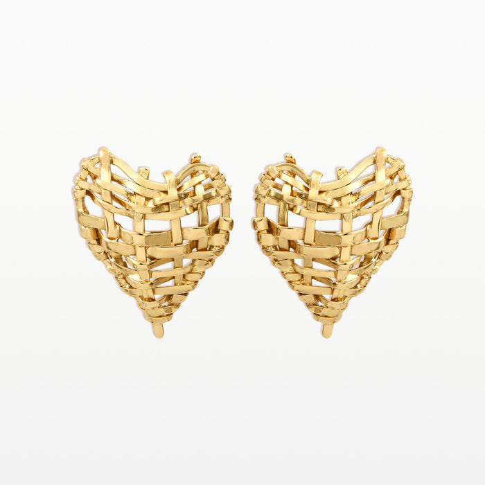 christian lacroix boucles d'oreilles cœur Ariane