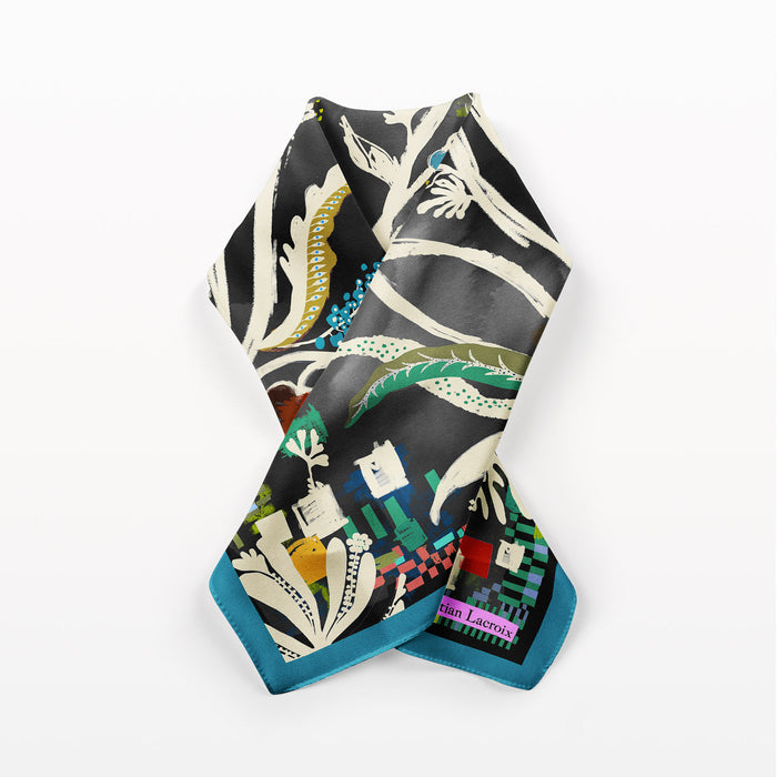 Christian Lacroix CARRÉ 70 EVE'S EDEN Anthracite