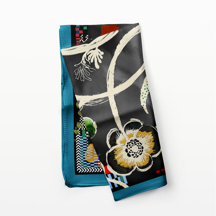 Christian Lacroix CARRÉ 70 EVE'S EDEN Anthracite
