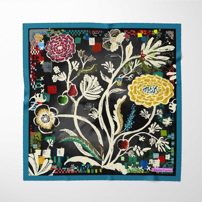 christian lacroix CARRÉ 70 EVE'S EDEN Anthracite