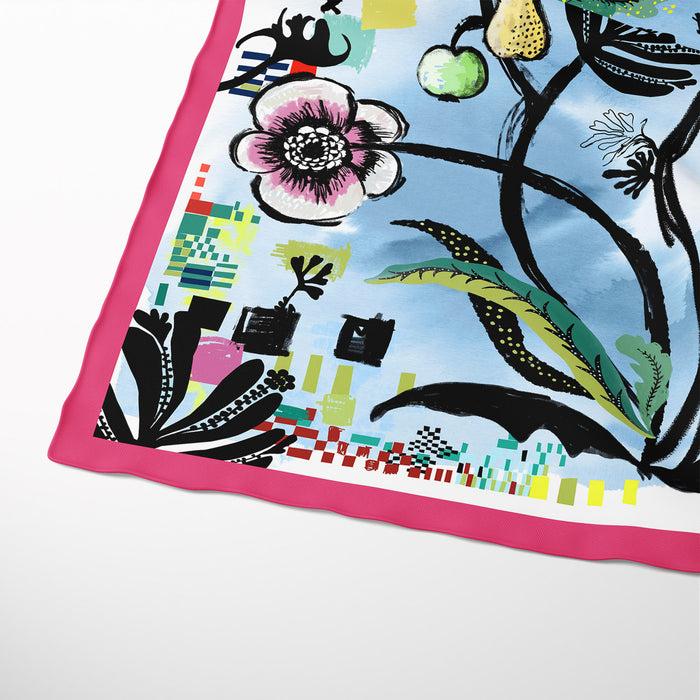 Christian Lacroix CARRÉ 70 EVE'S EDEN Bleu