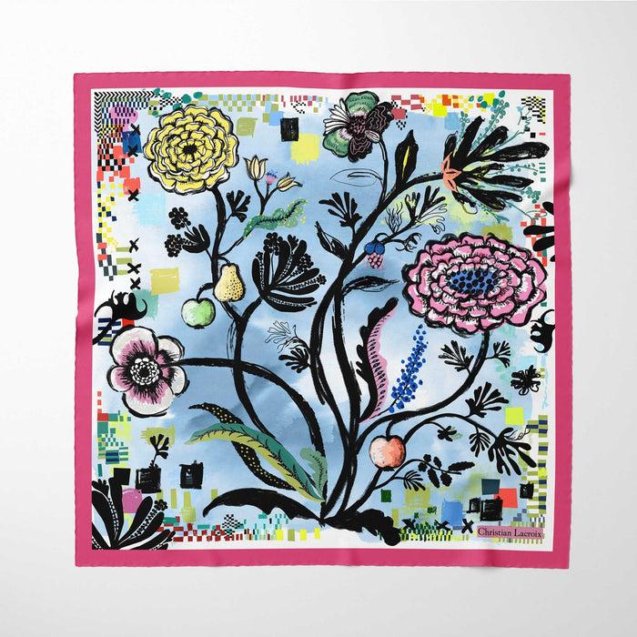 christian lacroix CARRÉ 70 EVE'S EDEN Bleu