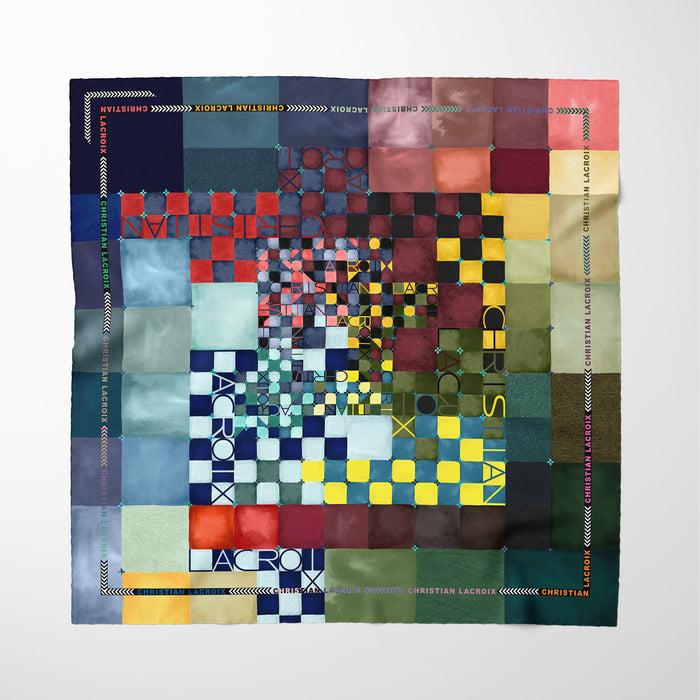 Christian Lacroix CARRÉ 90 COLOR GAMES Bleu