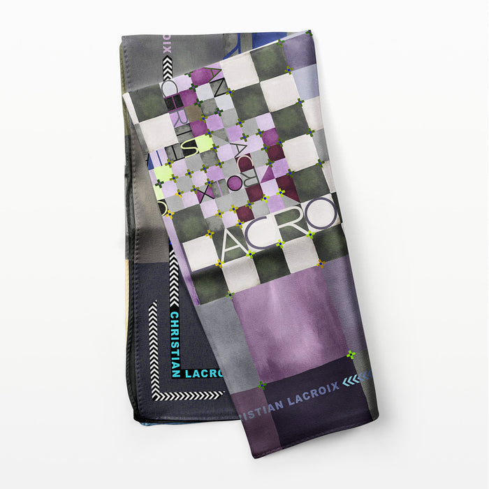 Christian Lacroix CARRÉ 90 COLOR GAMES Gris