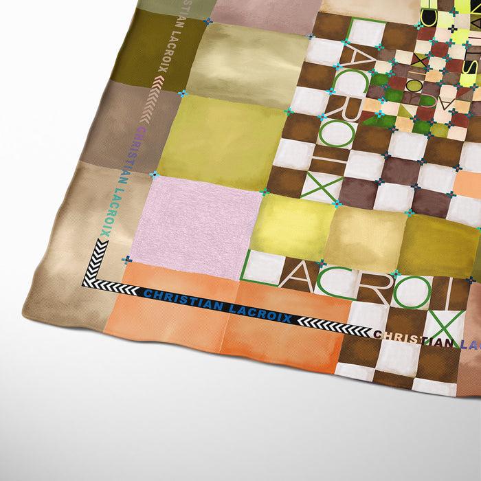 Christian Lacroix CARRÉ 90 COLOR GAMES Kaki