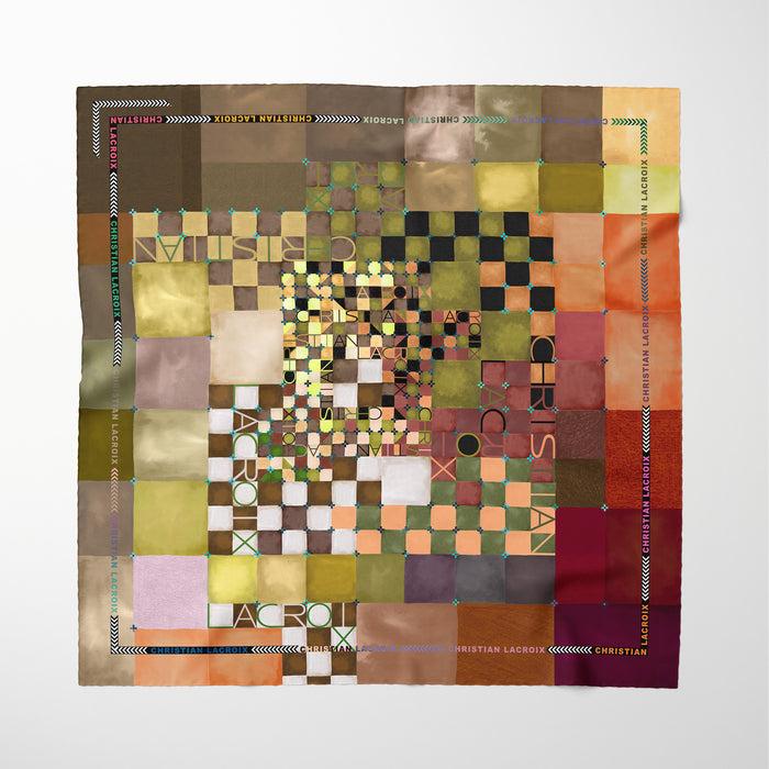 christian lacroix CARRÉ 90 COLOR GAMES Kaki