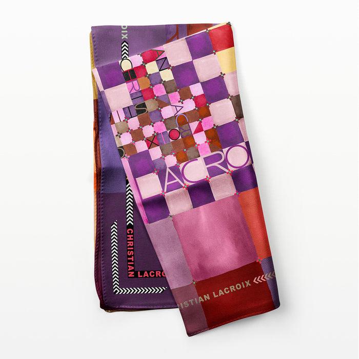 Christian Lacroix CARRÉ 90 COLOR GAMES Rouge