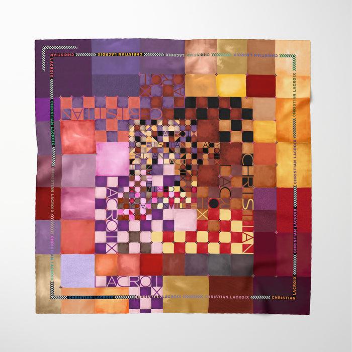 christian lacroix CARRÉ 90 COLOR GAMES Rouge