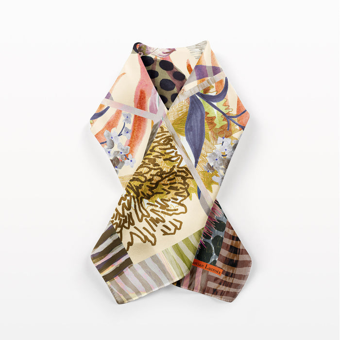 Christian Lacroix CARRÉ 90 HERBALISM Beige