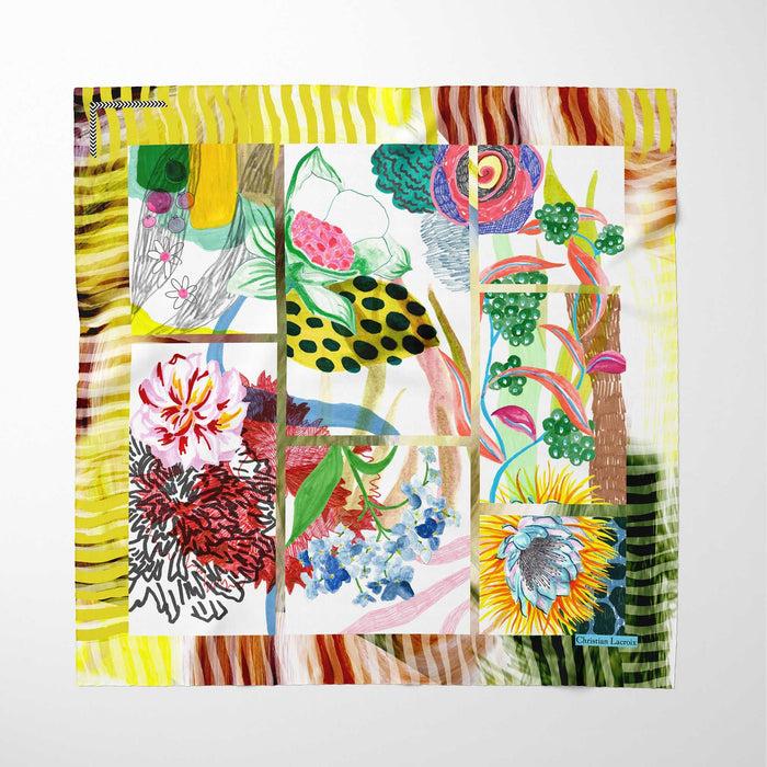 Christian Lacroix CARRÉ 90 HERBALISM Jaune