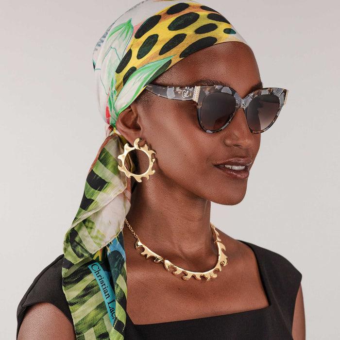 christian lacroix CARRÉ 90 HERBALISM Jaune