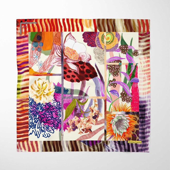 christian lacroix CARRÉ 90 HERBALISM Rouge