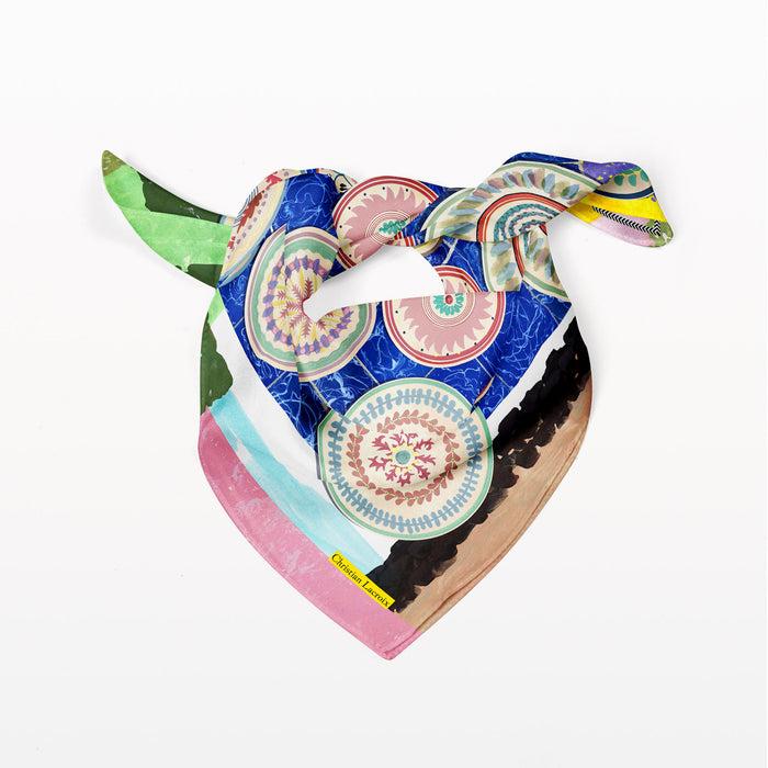 Christian Lacroix CARRÉ 90 PICNIC Bleu
