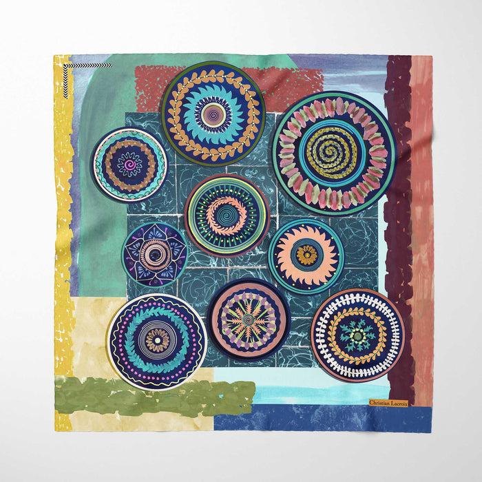 christian lacroix CARRÉ 90 PICNIC Petrole