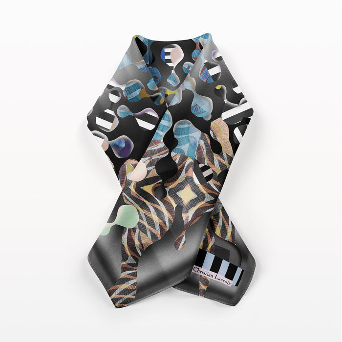 Christian Lacroix CARRÉ 90 SPLASH Noir