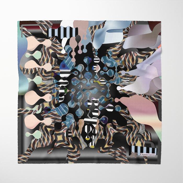 christian lacroix CARRÉ 90 SPLASH Noir