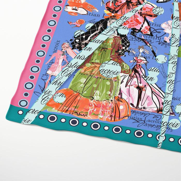 Christian Lacroix Carré 90 Transgression Bleu
