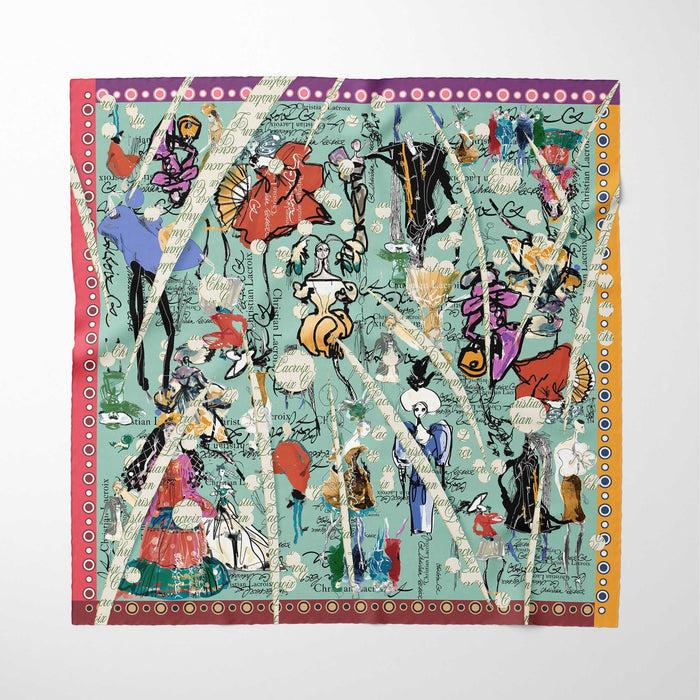 christian lacroix Carré 90 Transgression Menthe