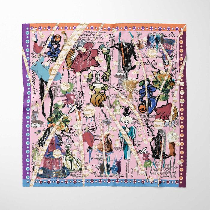 Christian Lacroix Carré 90 Transgression Rose
