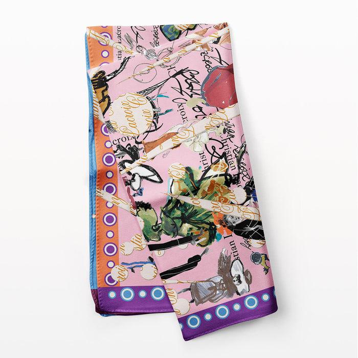 Christian Lacroix Carré 90 Transgression Rose
