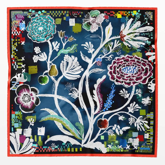 christian lacroix Châle 140 EVE'S EDEN Bleu