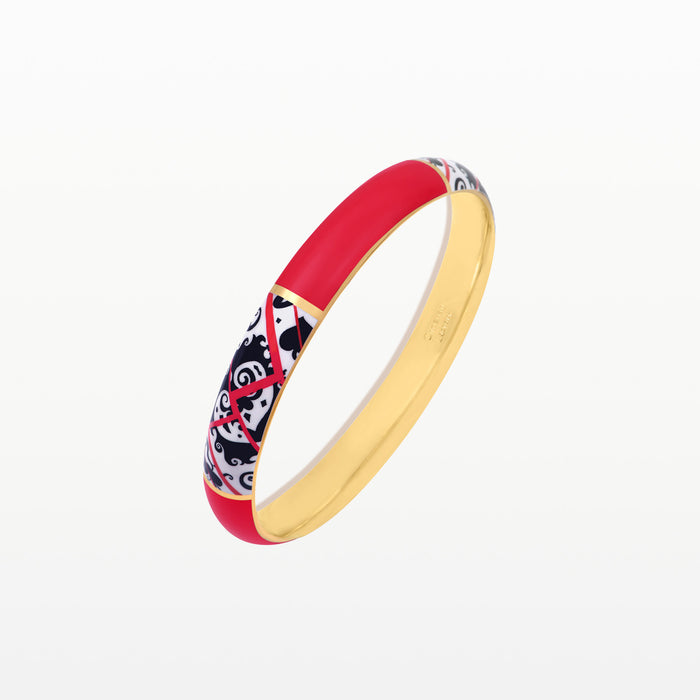 christian lacroix Jonc Heart Shake Rouge