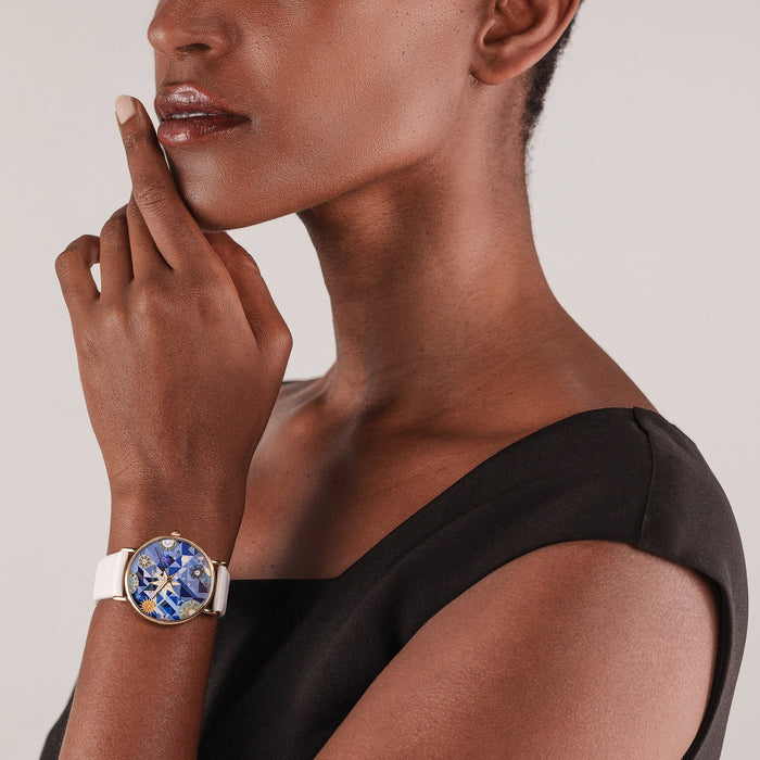 Christian Lacroix Montre Boutis Sun Blanche