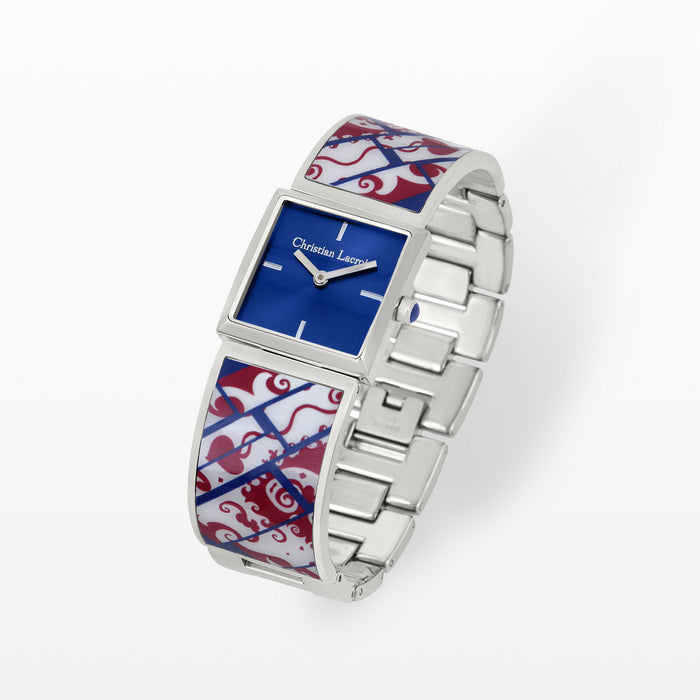 Christian Lacroix Montre Heart Shake Bleue