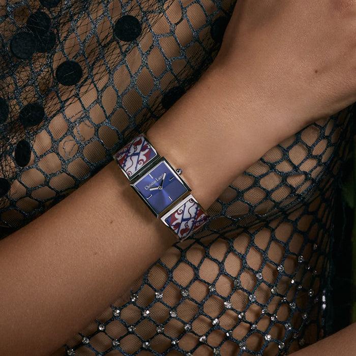 Christian Lacroix Montre Heart Shake Bleue
