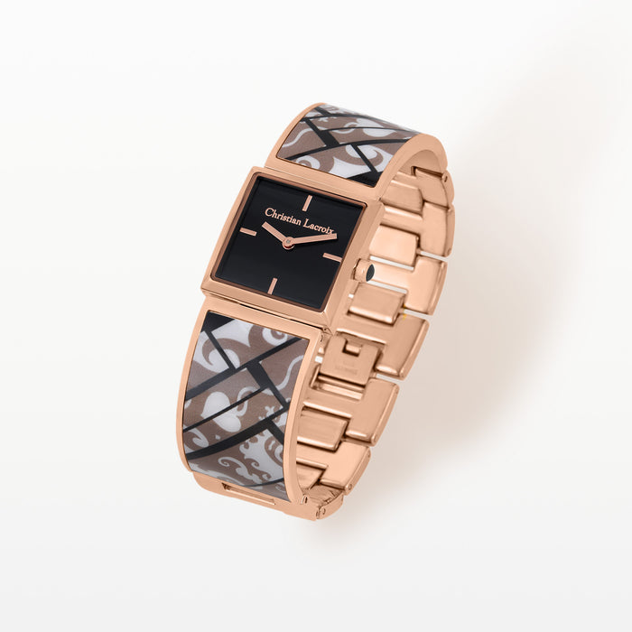 Christian Lacroix Montre Heart Shake Noire