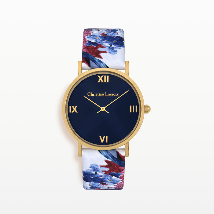 christian lacroix Montre Herbalism Bleue