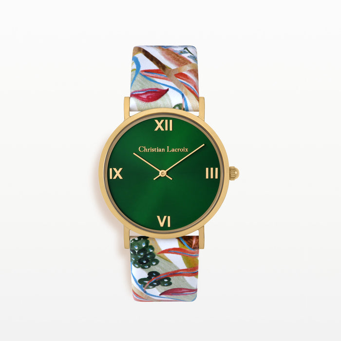christian lacroix Montre Herbalism Verte