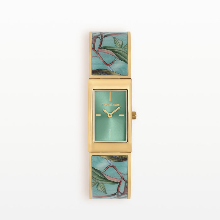 christian lacroix Montre métal Atlantis verte