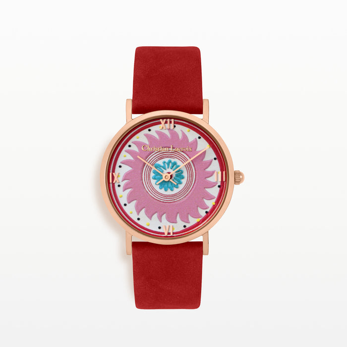 christian lacroix Montre Picnic Rouge
