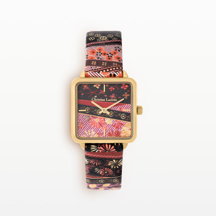 christian lacroix montre reine D'Arles Rouge