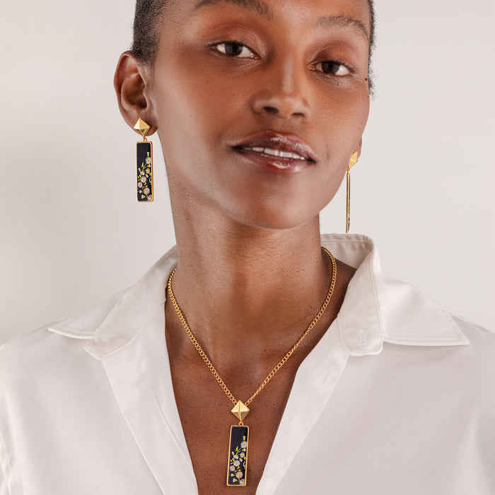 christian lacroix Collier pendentif Spring Labyrinth