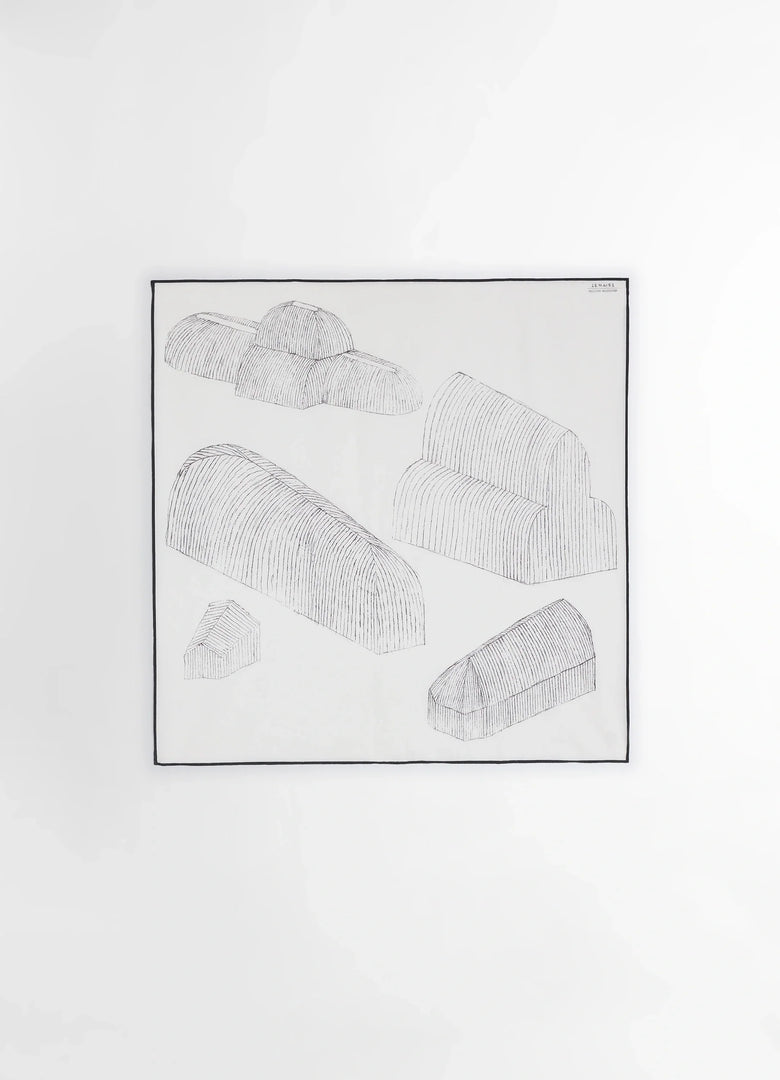 Christophe Lemaire BANDANA MAISONS VERTES 60 PHILIPPE WEISBECKER