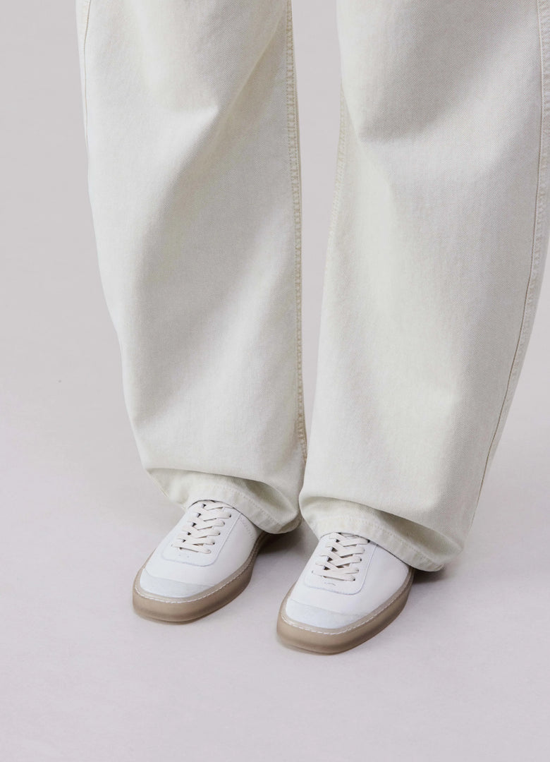 Christophe Lemaire BASKETS LINOLÉUM BASIQUES À LACETS