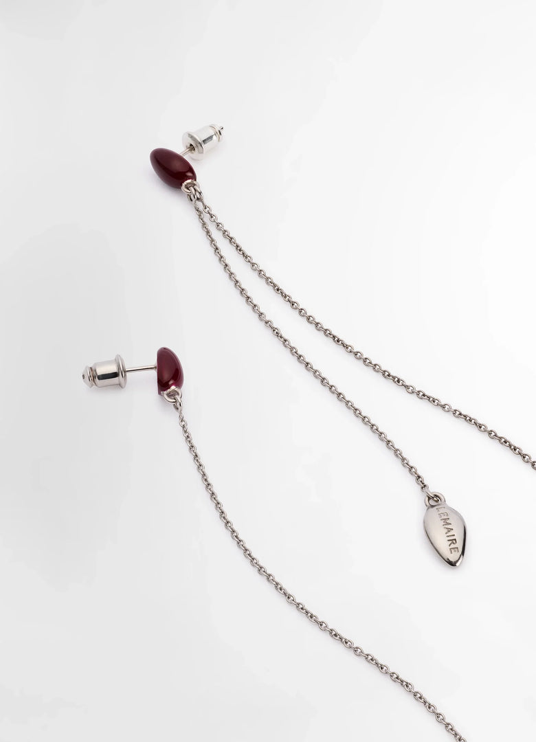 Christophe Lemaire BOUCLES D'OREILLES GIRASOL ASYMÉTRIQUES