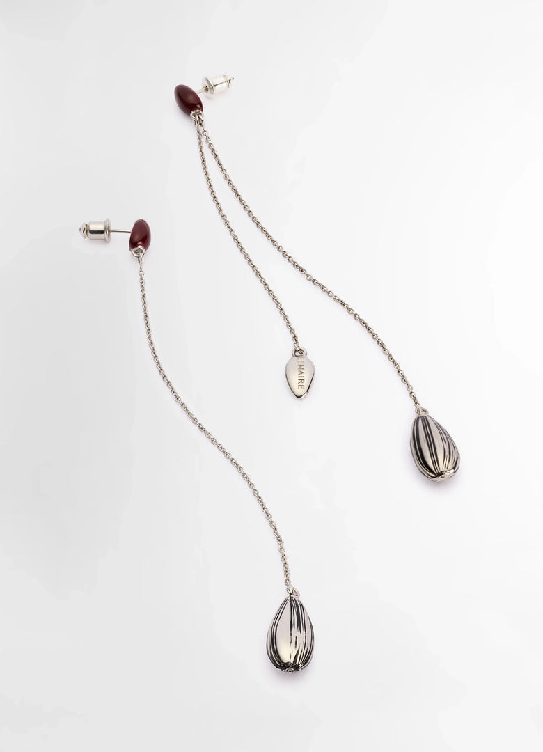 Christophe Lemaire BOUCLES D'OREILLES GIRASOL ASYMÉTRIQUES