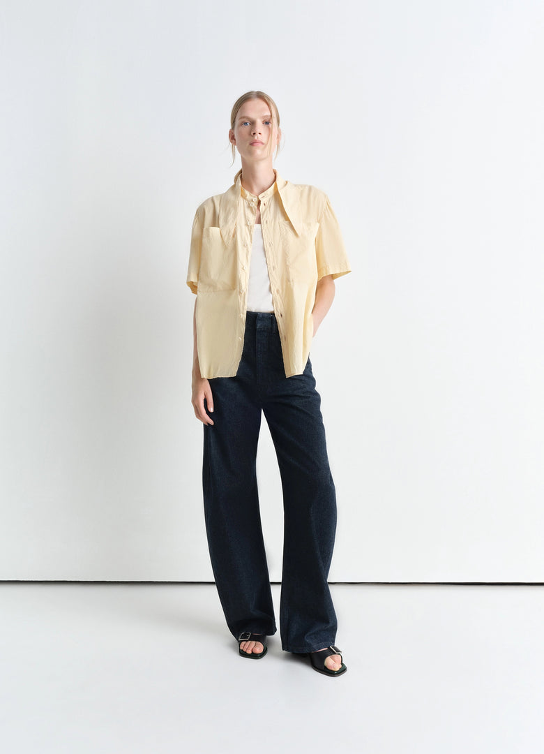 Christophe Lemaire CHEMISE À MANCHES COURTES ET FOULARD